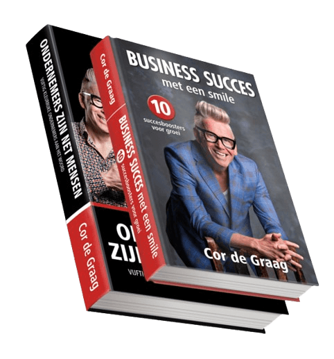 Combi-Deel-boek-Ondernemers-zijn-net-mensen-en-het-boek-Business-Succes-met-een-smile-www.company-optimizer.nl_